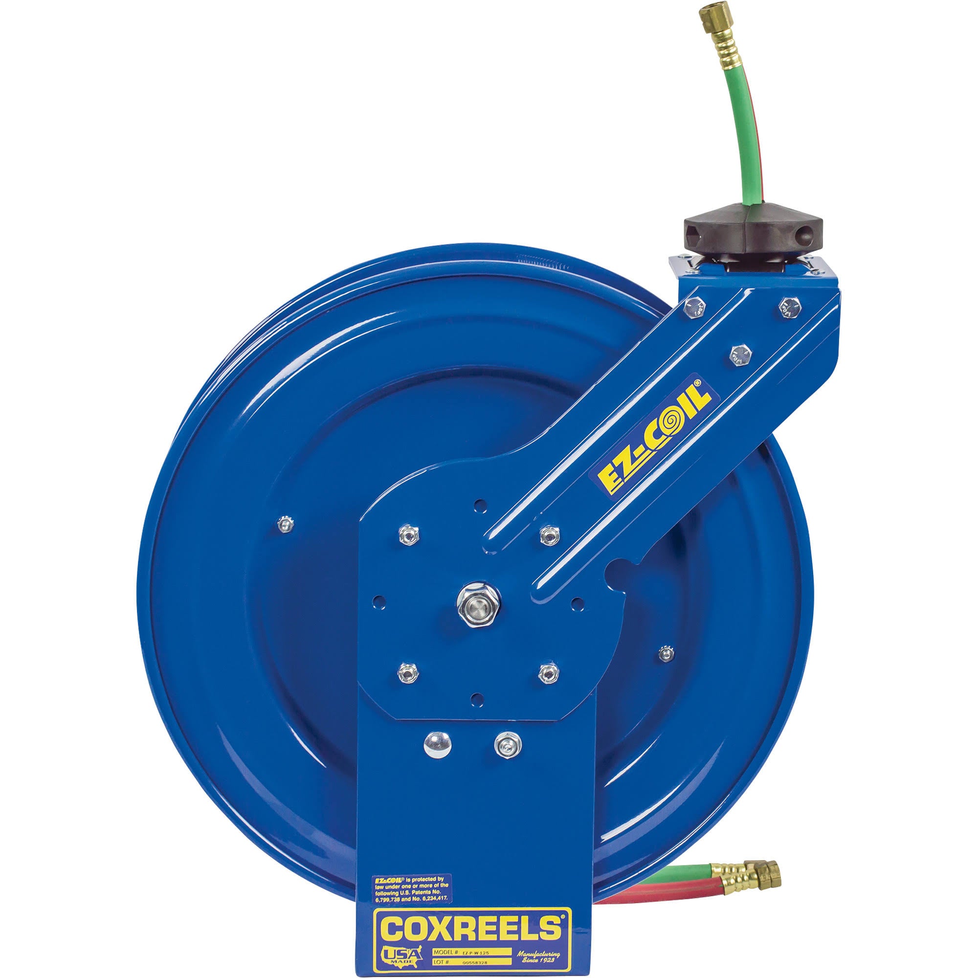 Welding Reel with 25 ft 1/4 Dual Fuel Gas Hose Q188125
