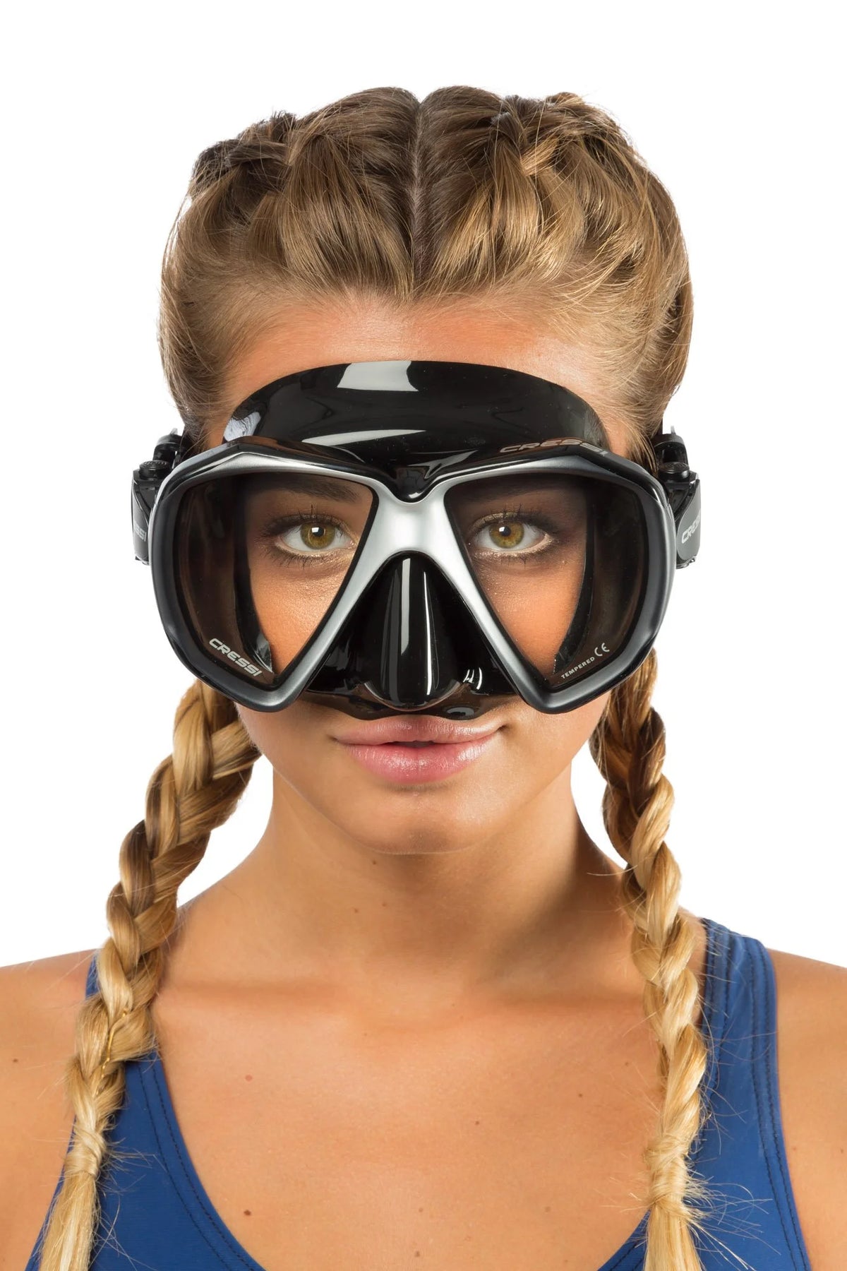 Black Silver Diving Mask C947