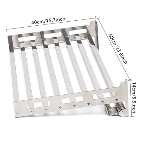 Stainless Steel Wall-Mounted Microwave Oven Rack M154