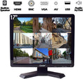 17 inch CCTV Monitor with VGA HDMI AV BNC Audio Ports Built-in Speaker 4:3 HD Display LCD Security Screen Z2891
