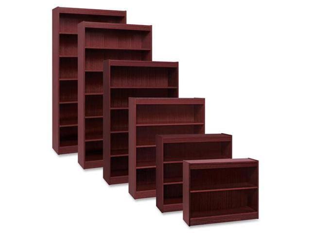 Mahogany Panel End Hardwood Veneer Bookcase B4436