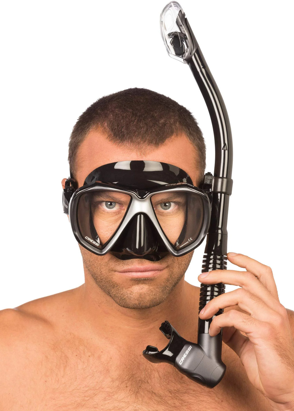 Black Silver Diving Mask C947