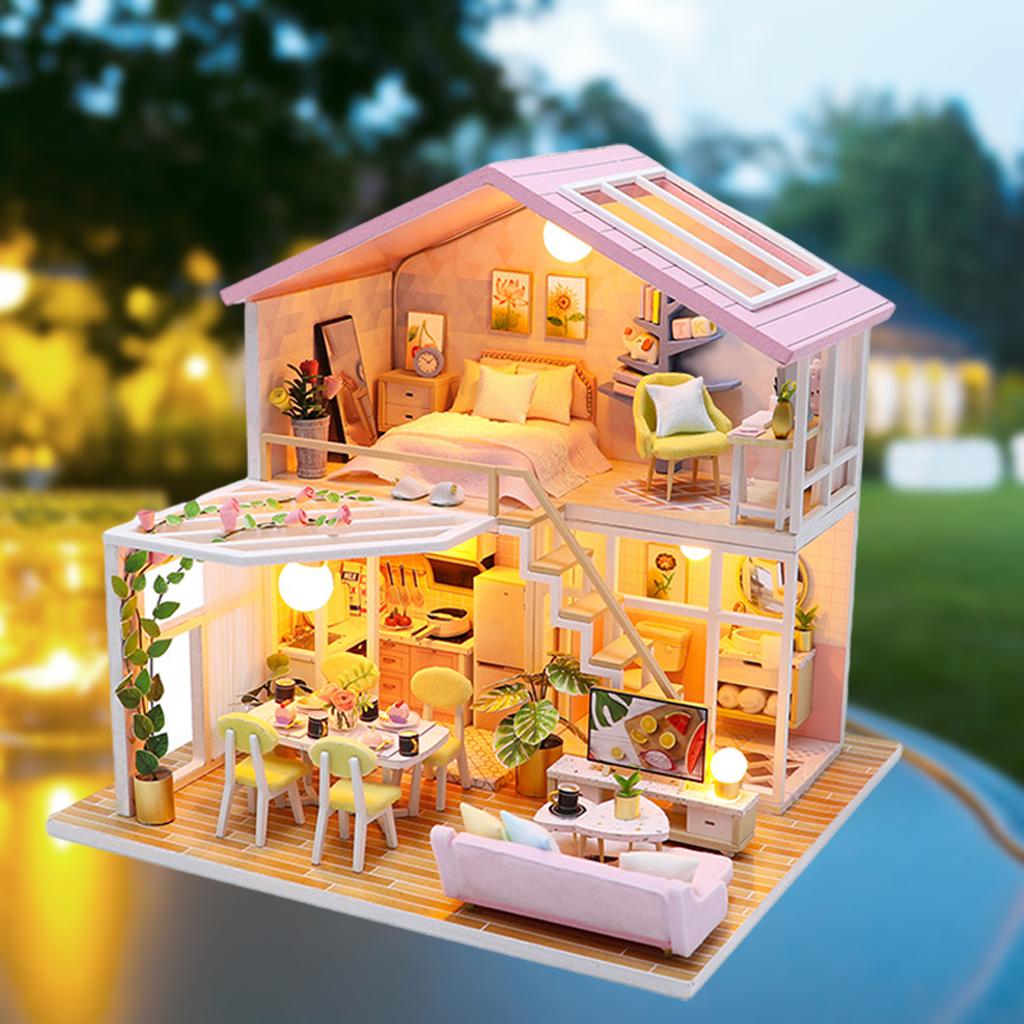 Handcraft Dollhouse Furniture Romantic Modern Cottage T76307