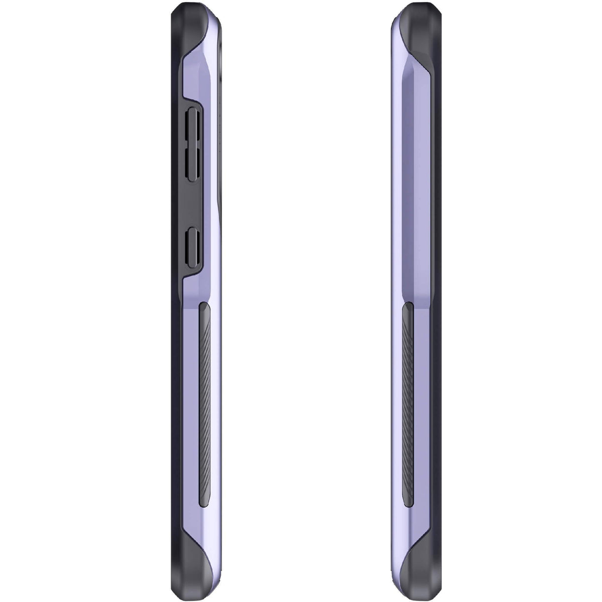 Violet Clear Metal Case J7376
