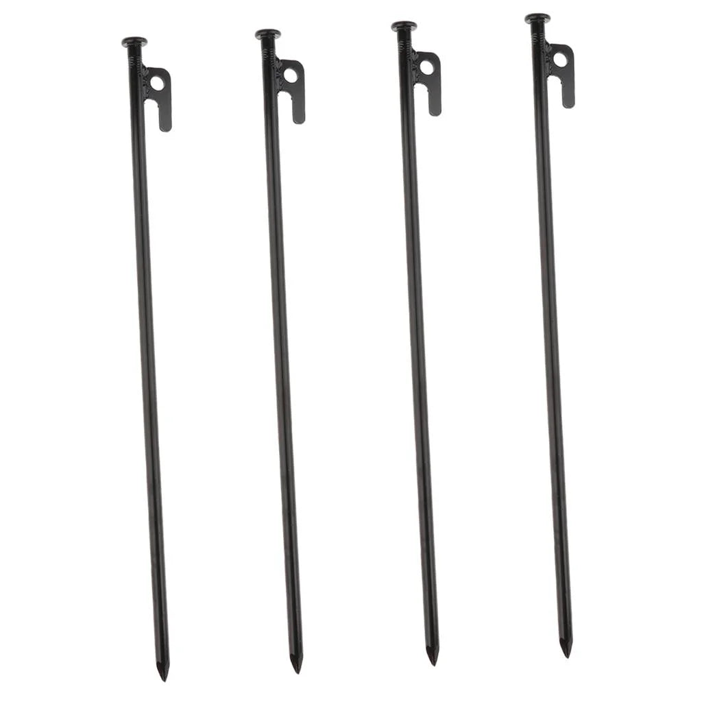 4 Pack Tent Stakes Peg Nails Camping Accessories 40cm I505