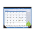 Recycled Desk Pad Calendar, 22 x 17, Black Binding, 12-Month K36245