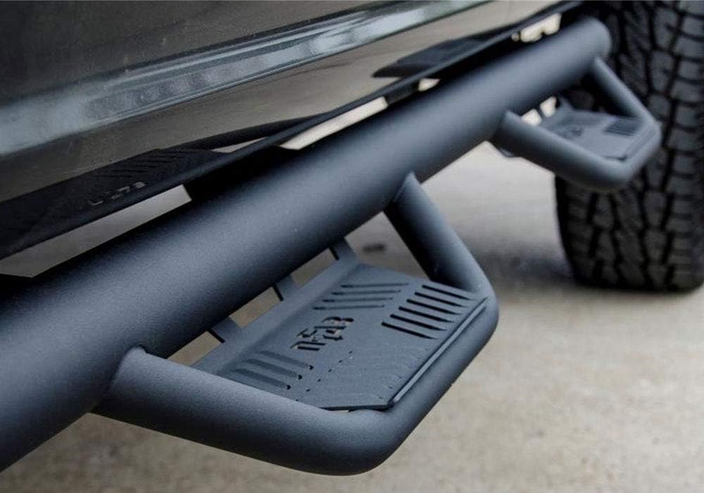 Textured Black Cab Length Podium Steps Q94325