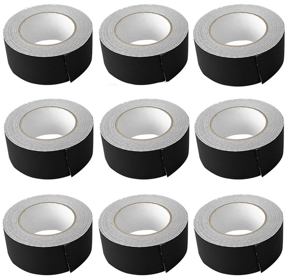 Black Gaffers Tape 2x22x100 ft V442717