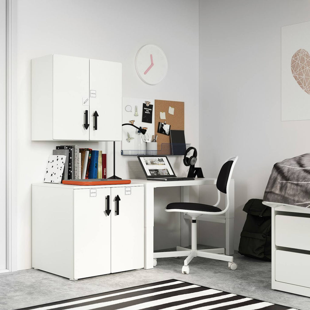 White Wall Cabinet with 1 Shelf R857599