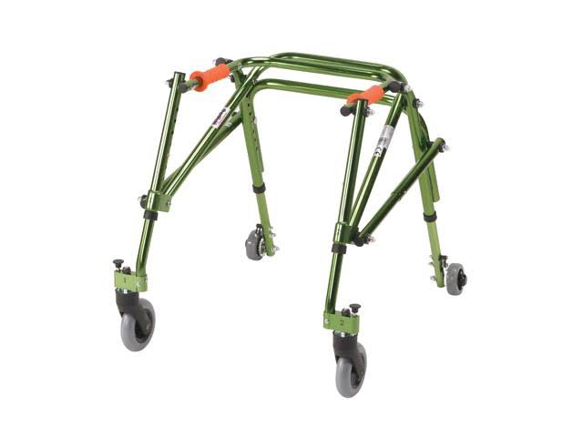 Midnight Black Rollator Walker with 8x22 Wheels and Loop Brakes U27251