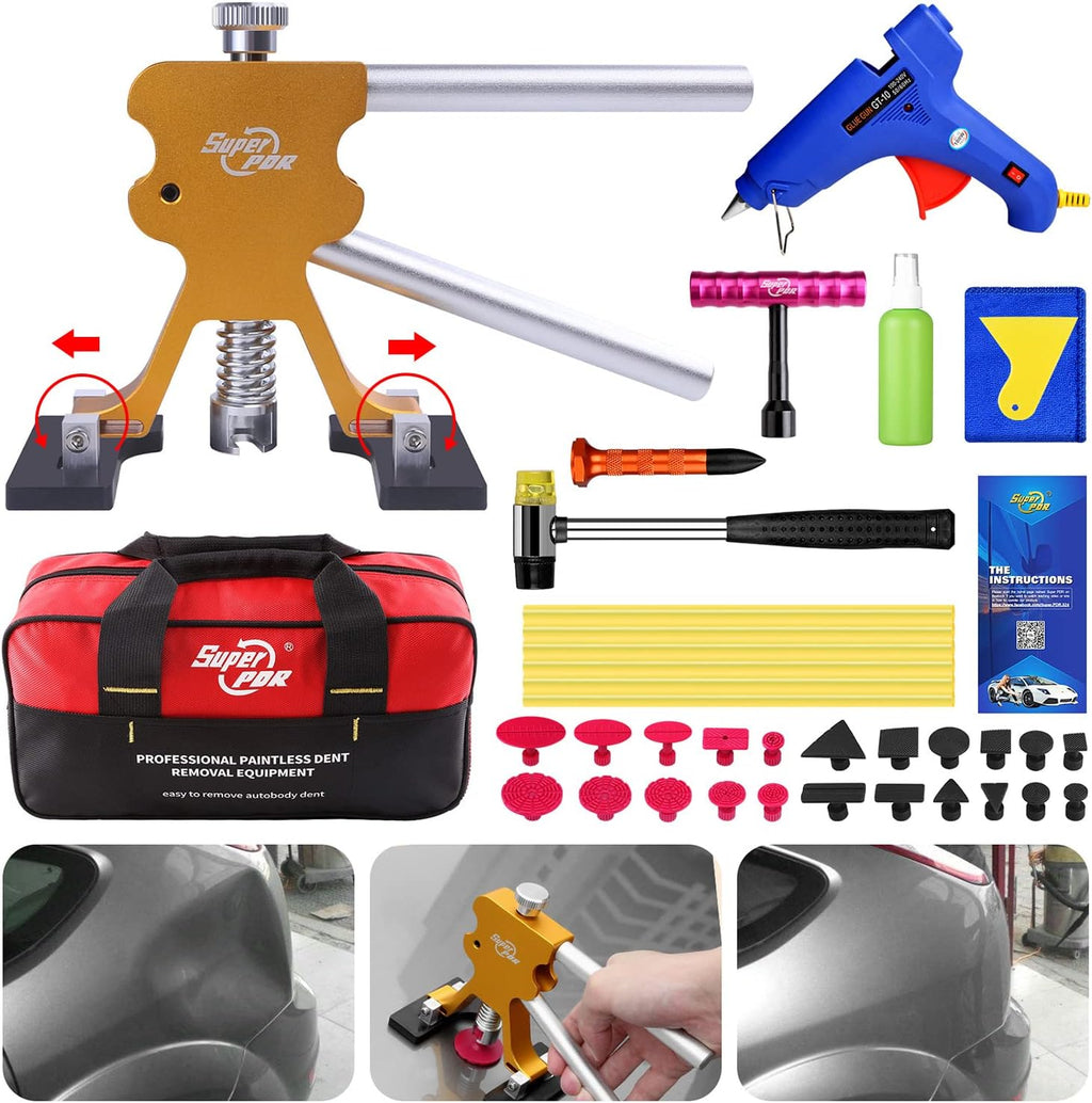 16pcs Paintless Dent Repair Kit with Slide Hammer Y96343