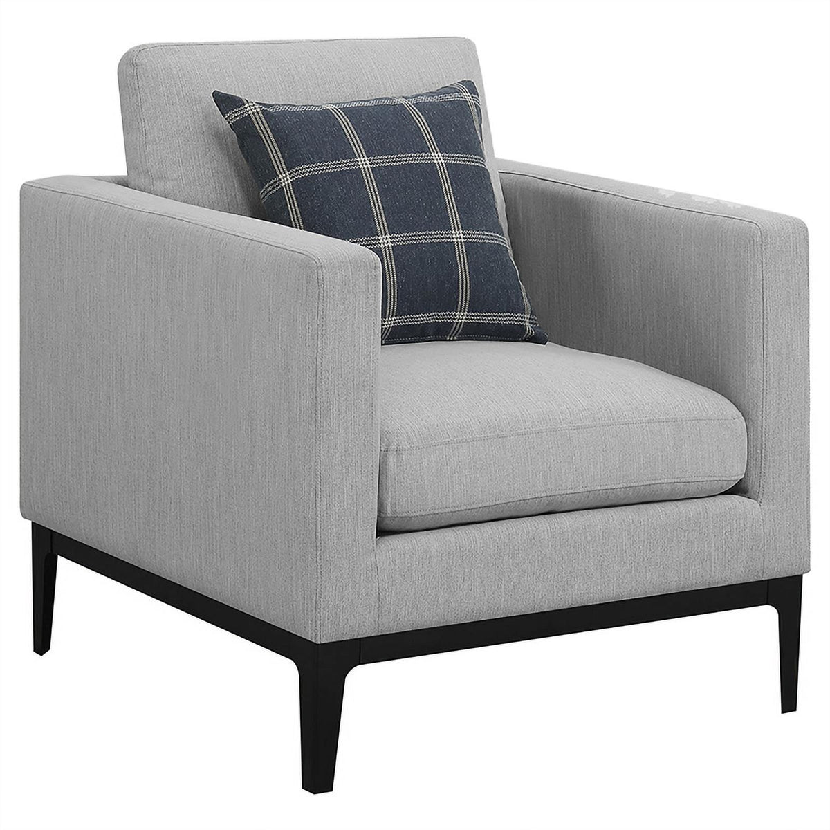 3-piece Fabric Living Room Set in Light Gray M643