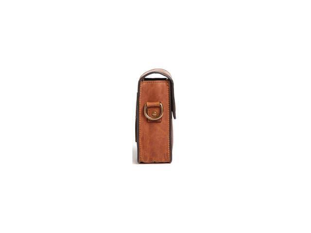Antique Cognac Camera Case & Crossbody P548040