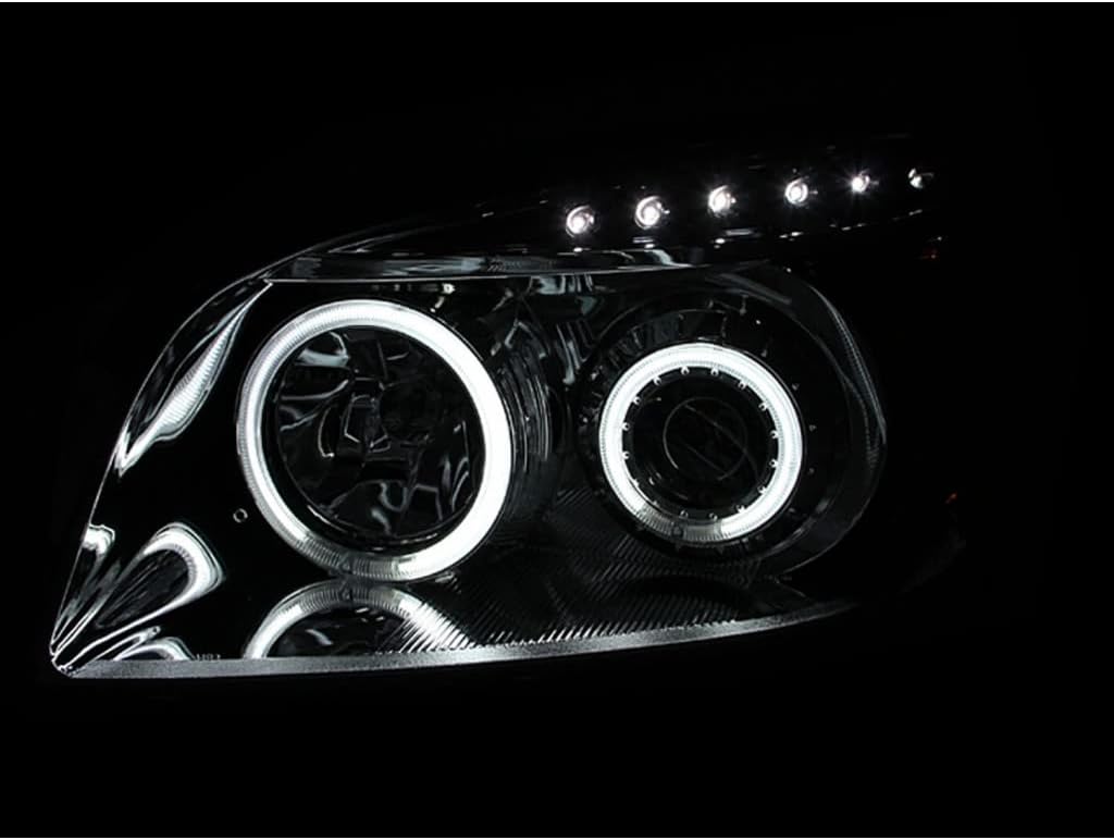Projector Headlights with Halo Chrome M5798