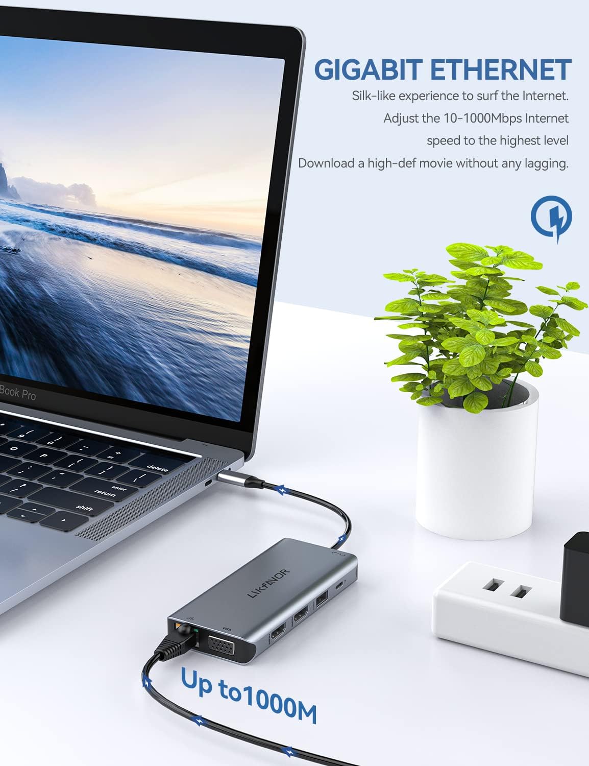 12-in-1 USB C Hub with Dual 4K HDMI, Ethernet, USB 3.0, SD Card Reader A154382