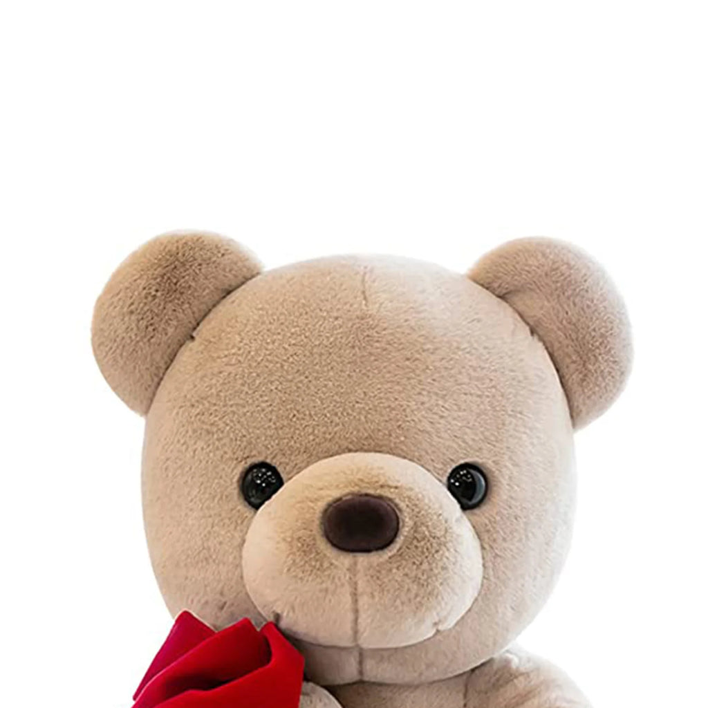 Plush Stuffed Animal Teddy Bear with Rose A7200