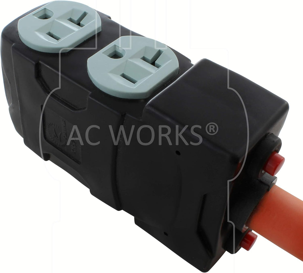 4-Prong 220-Volt Plug to 120-Volt 15/20Amp Household Female Adapter Cord, Pack of 2 P536