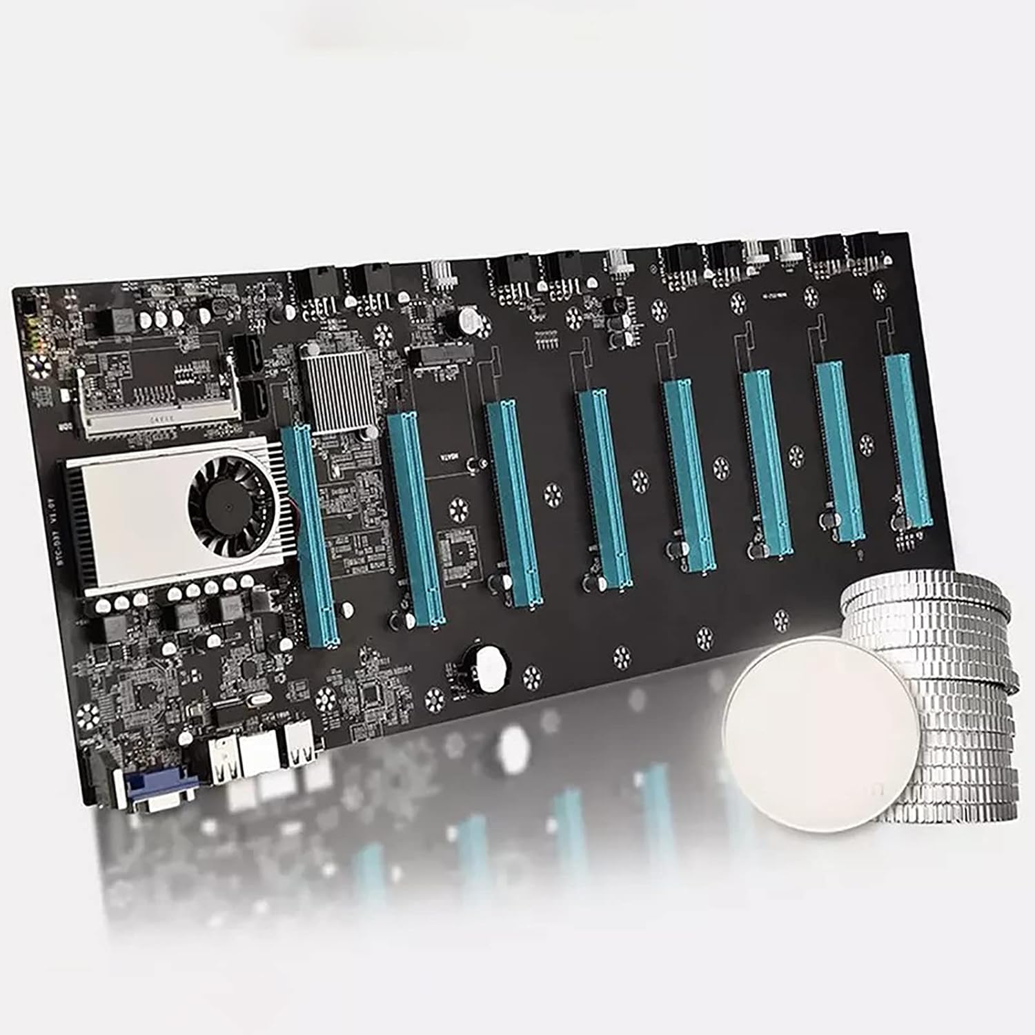 Mining Motherboard with 8 Video Card Slots S36105