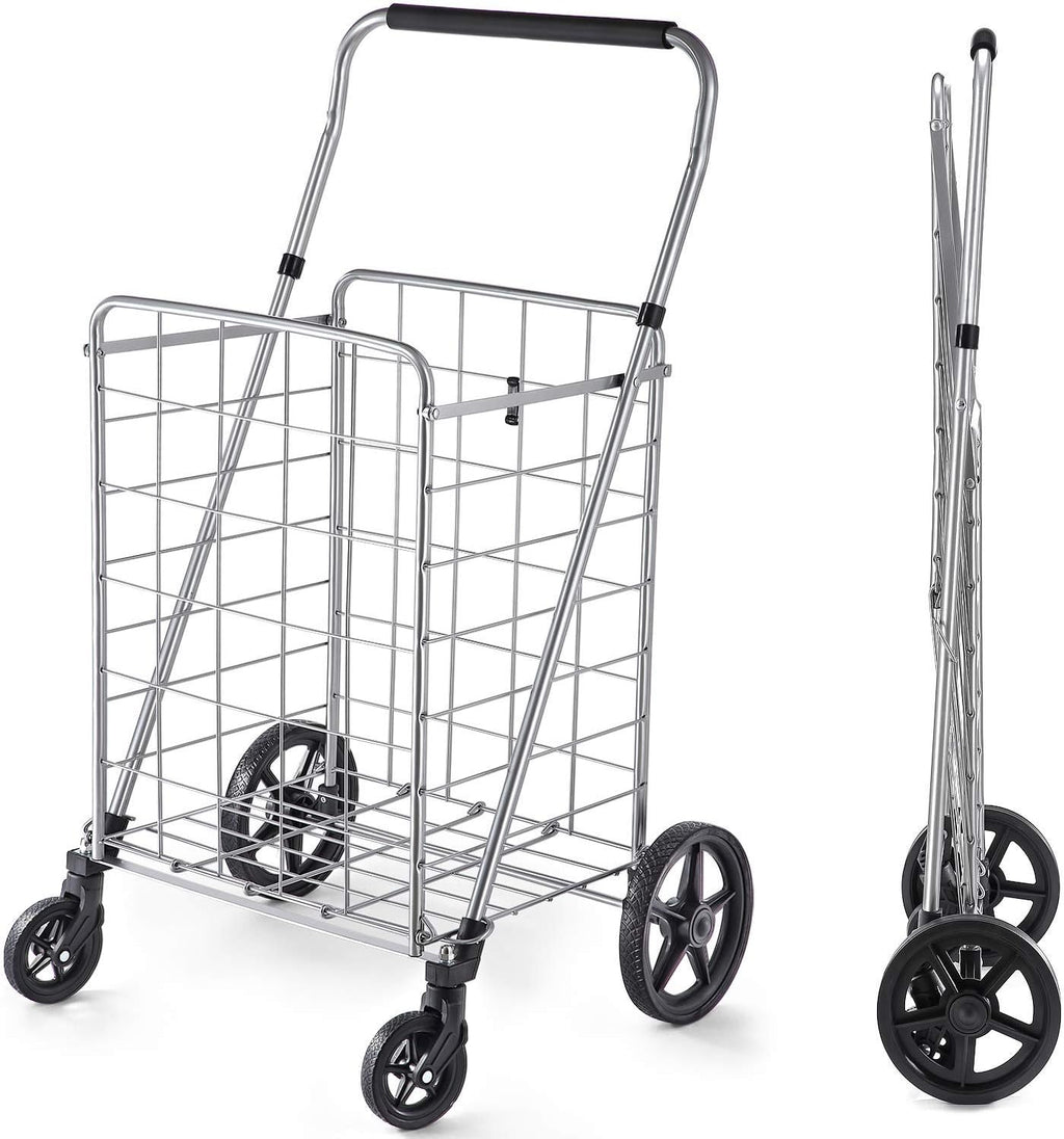 Foldable Utility Cart with Swivel Wheels E46813