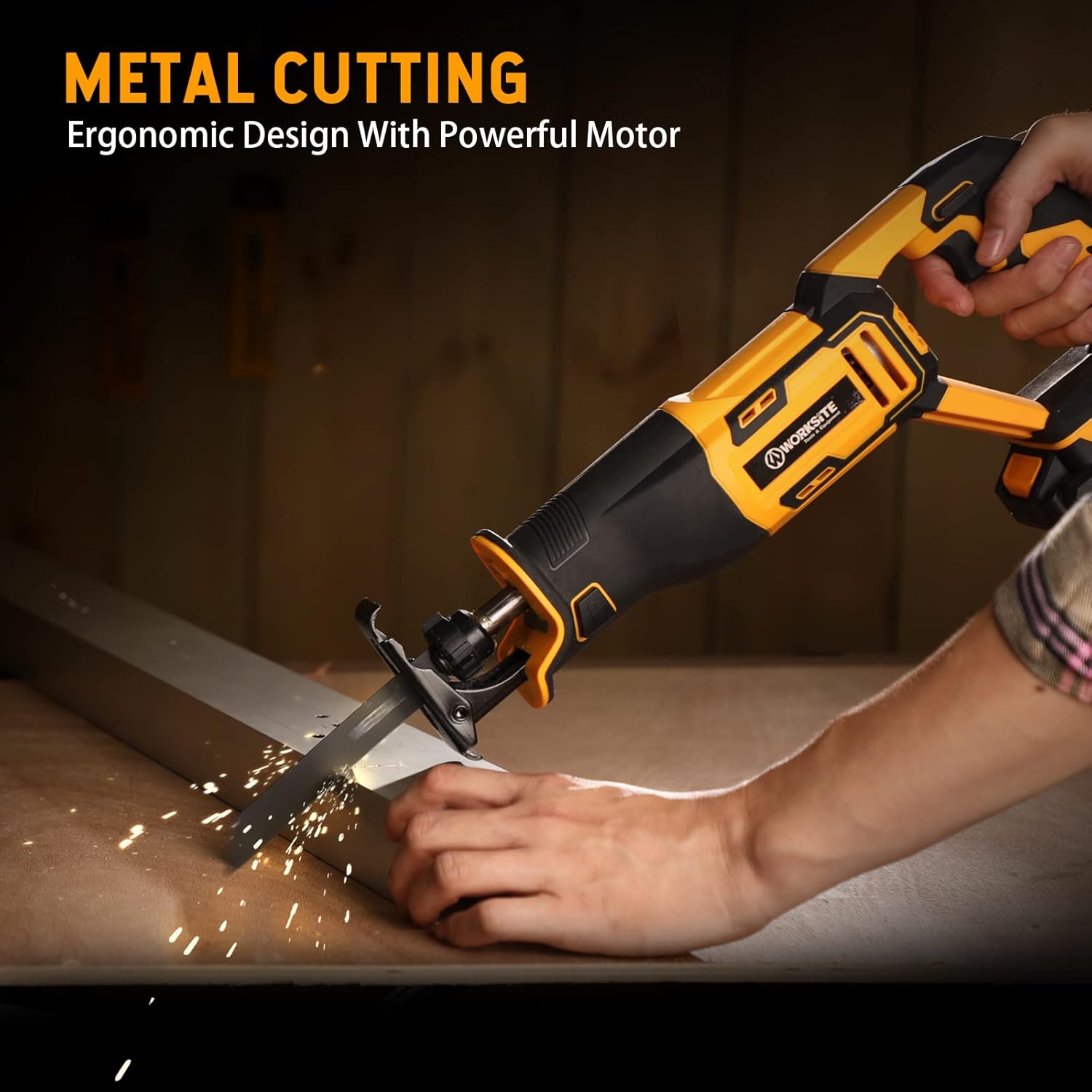 20V Cordless Reciprocating Saw with 2.0Ah Battery & Fast Charger C38449
