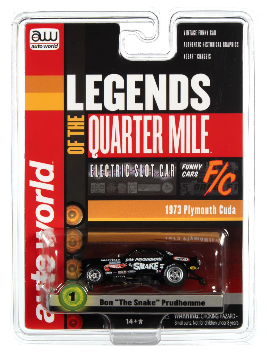 Black HO Scale Slot Car U89787