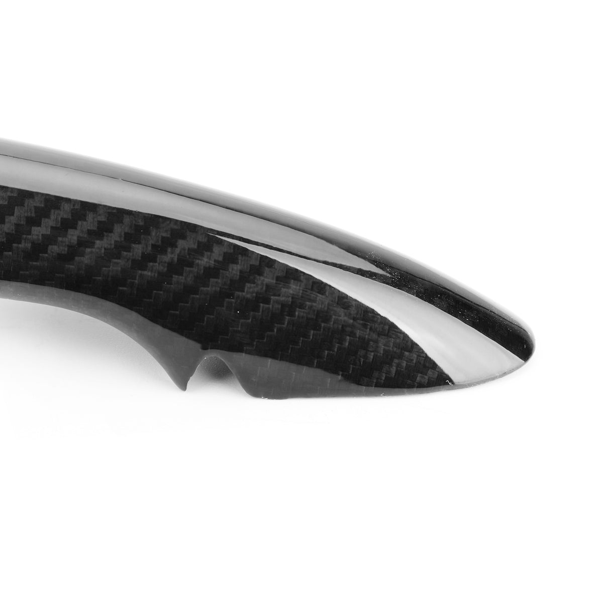 Carbon Fiber Door Handle Cover 2 Door Without Keyhole Q89486