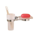 Unlacquered Brass Tumbler/Soap Dish Holder O910