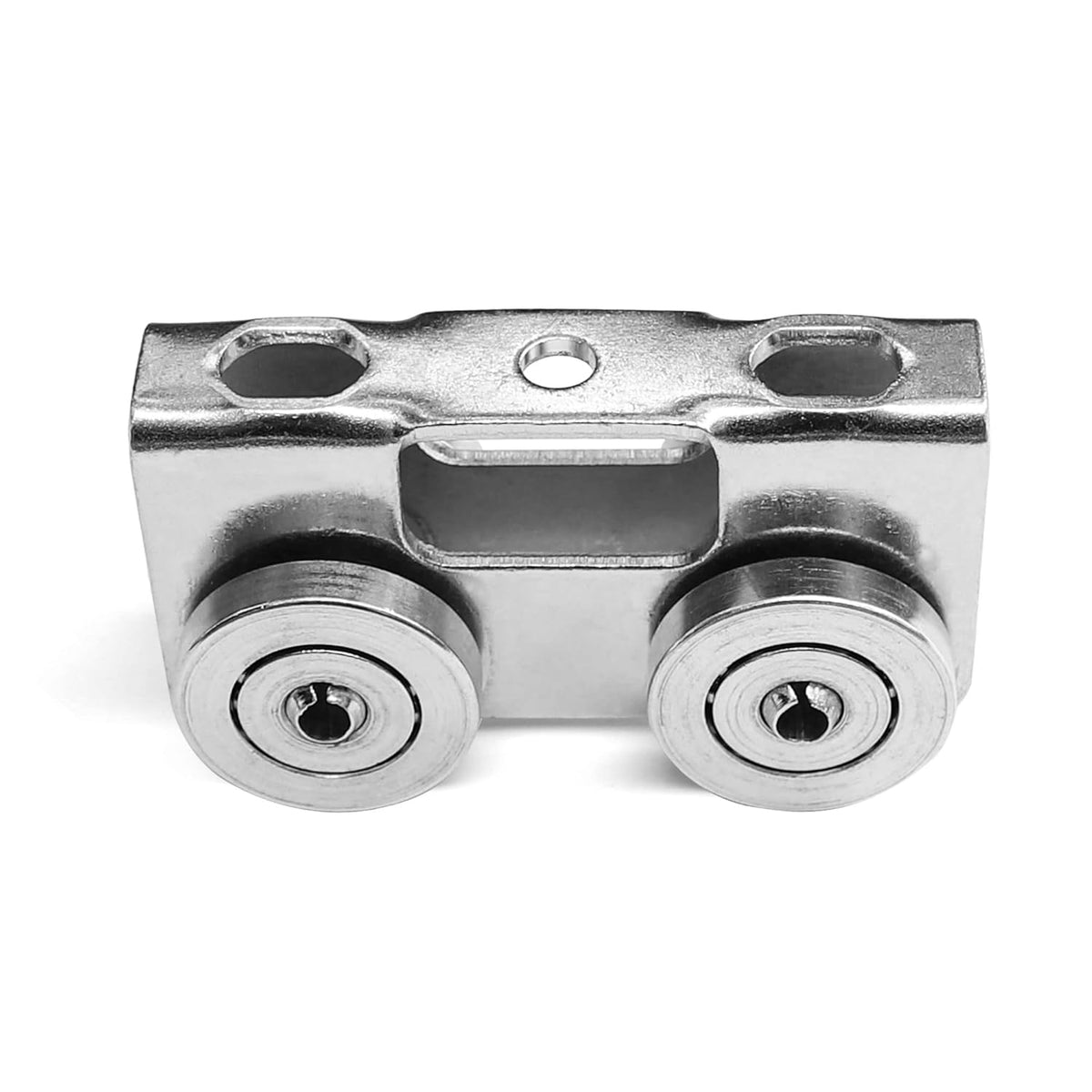 4 Wheel Light Duty Trolley Assembly, Electro-Galvanized Zinc, Pack of 2 T406784