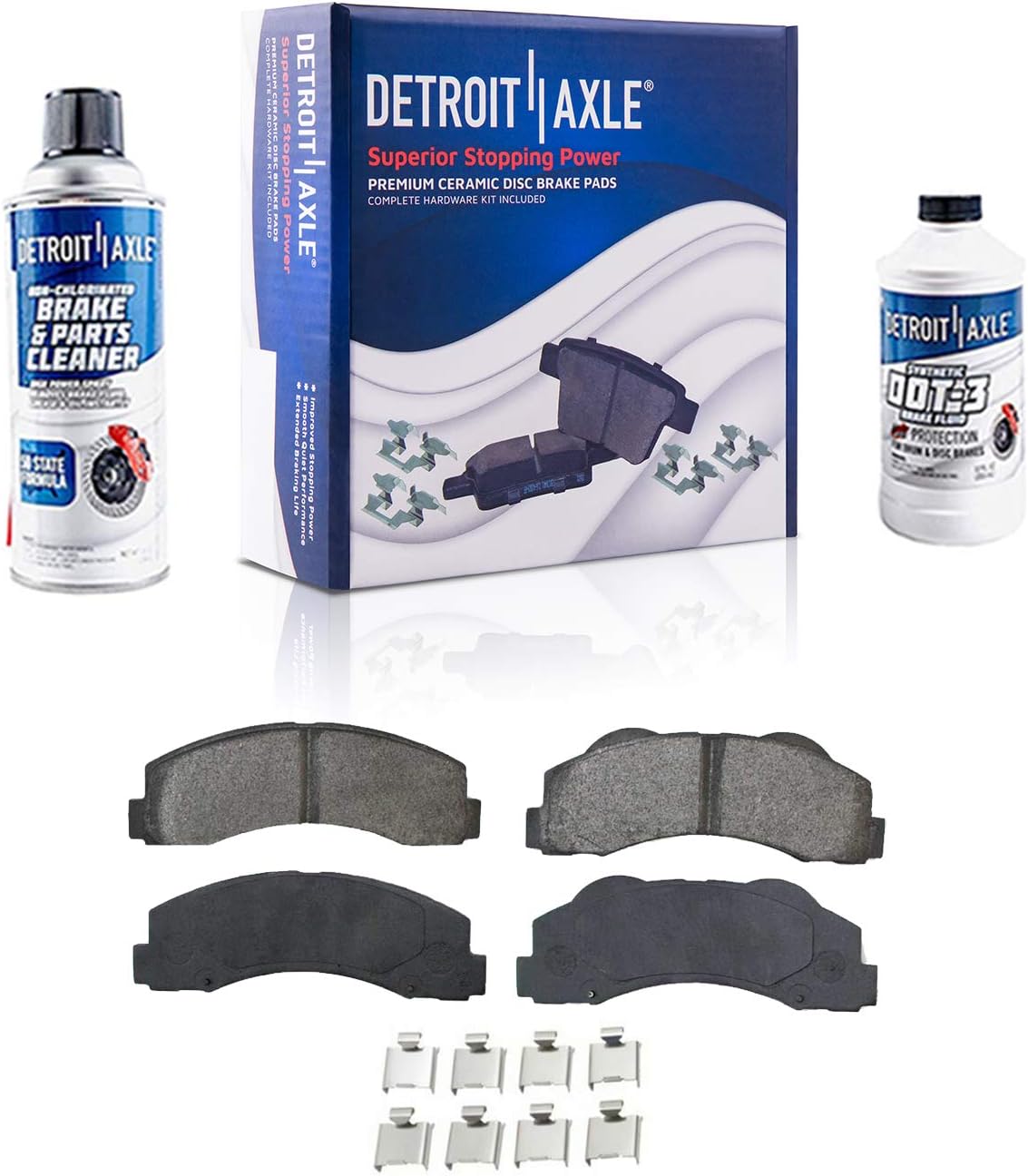 6-Lug Front & Rear Drilled Slotted Disc Rotors Brake Pads 10pc Set I991