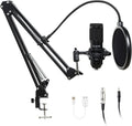 USB Microphone Condenser Cardioid Metal Mic Kit Pack of 2 M666406