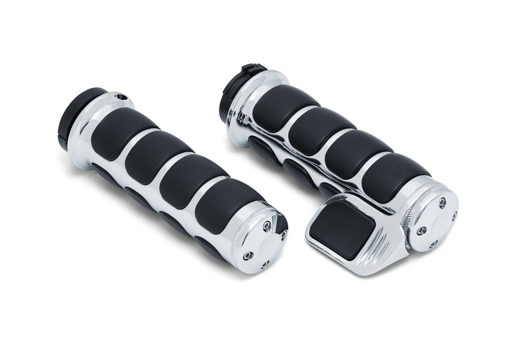 Chrome ISO-grip for Dual Cable Throttle Q632