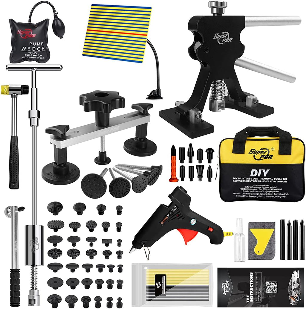 16pcs Paintless Dent Repair Kit with Slide Hammer Y96343