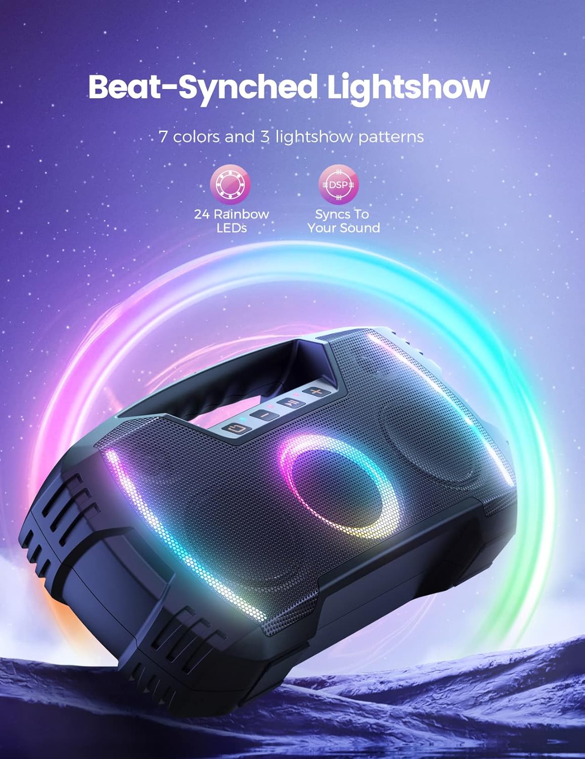Portable Bluetooth Speaker with IPX5 Waterproof Y37449