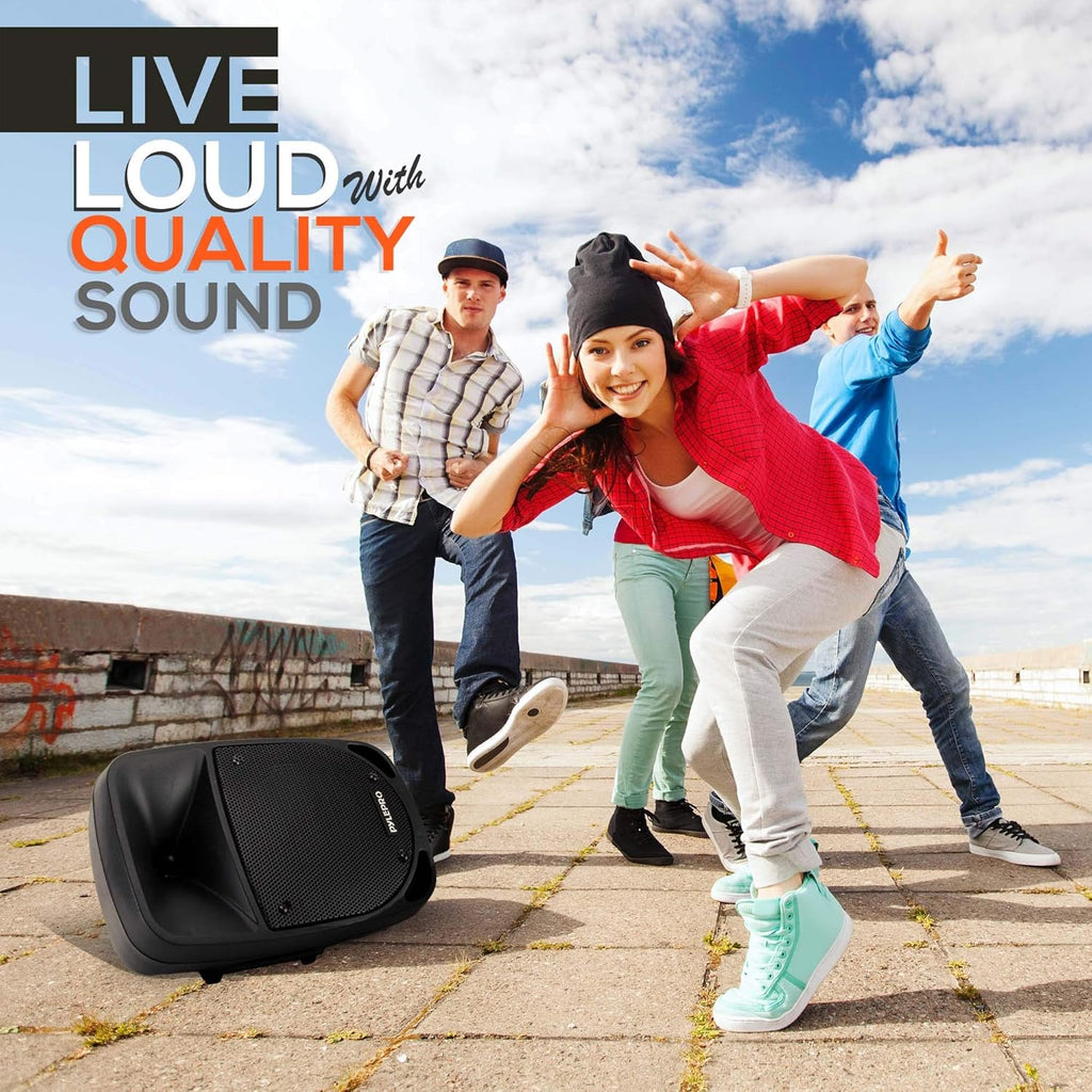 1200W Portable Bluetooth PA Speaker with UHF Wireless Microphone N888